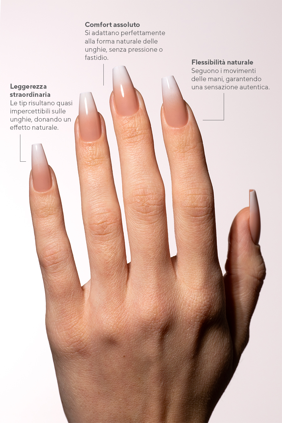 Soft gel press on Tip Natural Medium Almond 03 – Image 8
