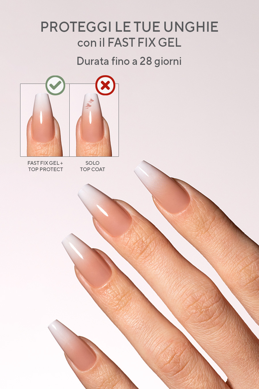 Soft gel press on Tip Natural Medium Almond 03 – Image 6