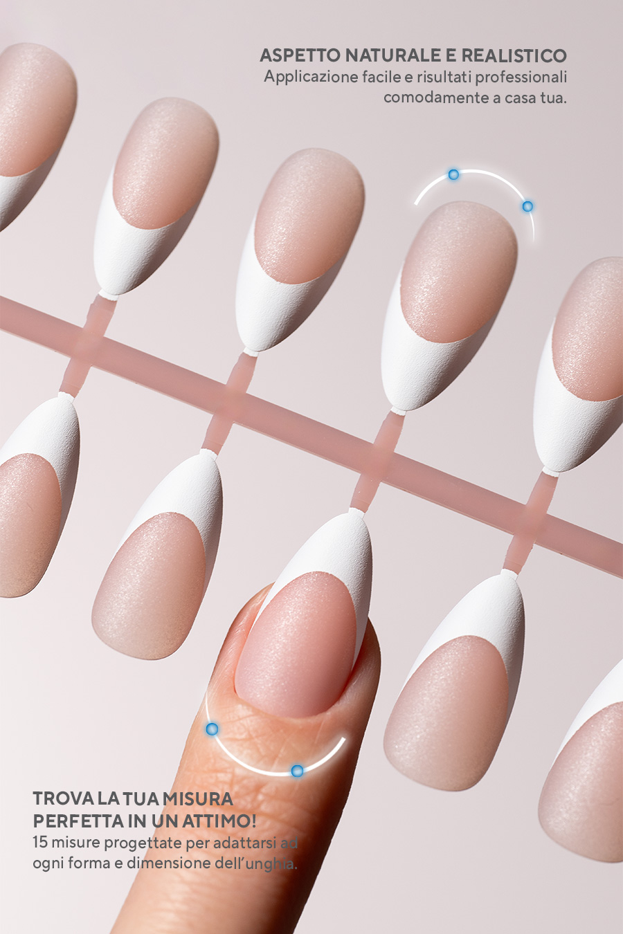 Soft gel press on Tip Natural Medium Almond 03 – Image 7