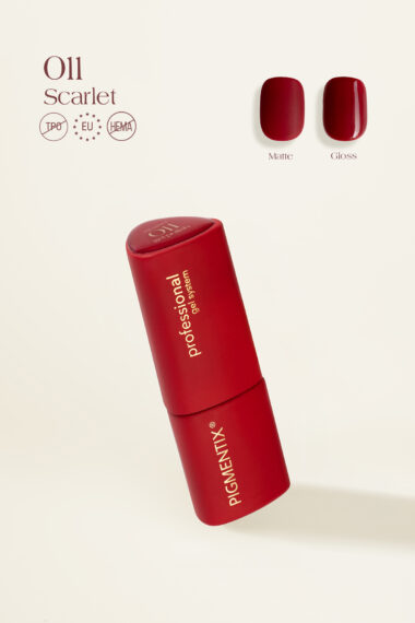 Pigmentix gel polish 011 - Scarlet