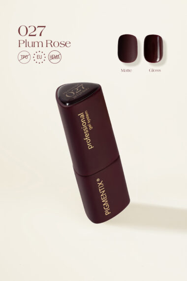 Pigmentix gel polish 027 - Plum Rose